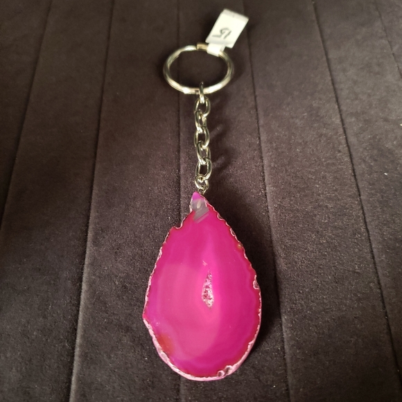 Agate Slice Key Chains - Picture 11 of 11